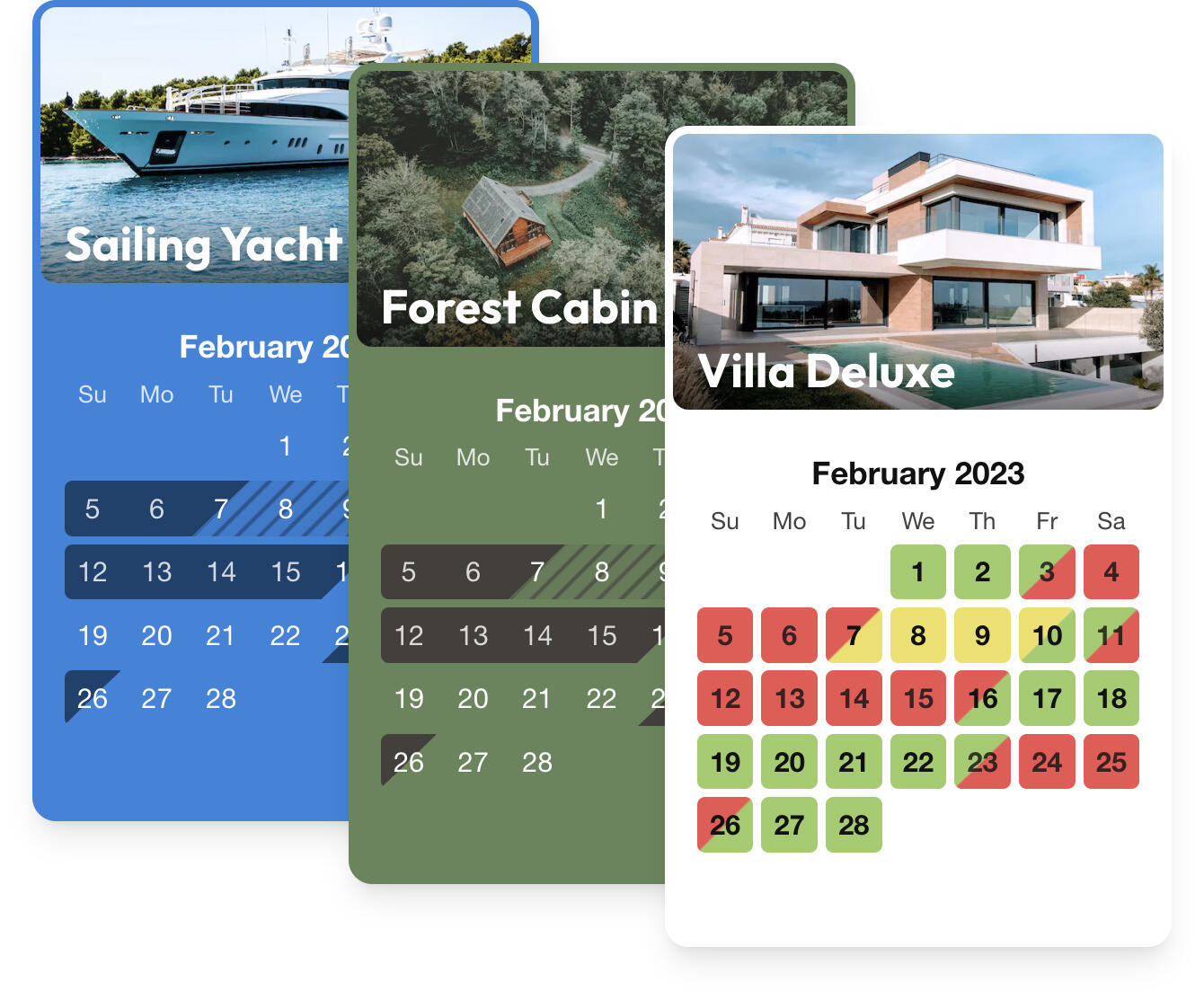 Availability calendar create a calendar for your website